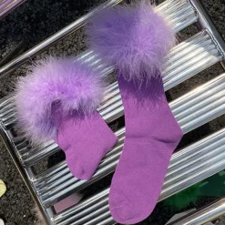 Socks*Boogzel Clothing Y2K Fluffy Socks