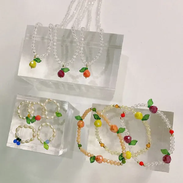 Rings*Boogzel Clothing Y2K Fruit Pearl Ring