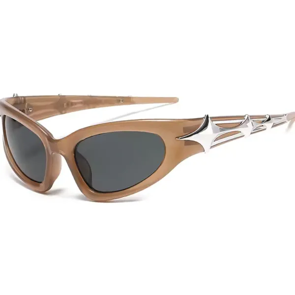 Sunglasses*Boogzel Clothing Y2K Futuristic Star Sunglasses