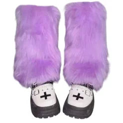 Other*Boogzel Clothing Y2K Fuzzy Leg Warmers