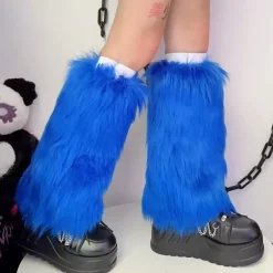 Other*Boogzel Clothing Y2K Fuzzy Leg Warmers