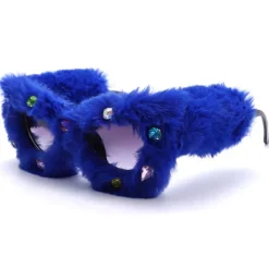 Sunglasses*Boogzel Clothing Y2K Fuzzy Rhinestone Glasses