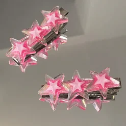 Hair Accessories*Boogzel Clothing Y2K Glitter Star Hair Clip