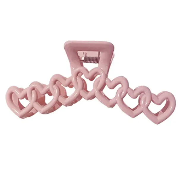 Hair Accessories*Boogzel Clothing Y2K Hearts Hair Claw