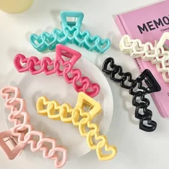 Hair Accessories*Boogzel Clothing Y2K Hearts Hair Claw