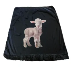 Skirts*Boogzel Clothing Y2K Lamb Print Lace Skirt Black