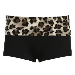 Dresses & Rompers|Shorts*Boogzel Clothing Y2K Leopard Bardot Top & Shorts Set Black