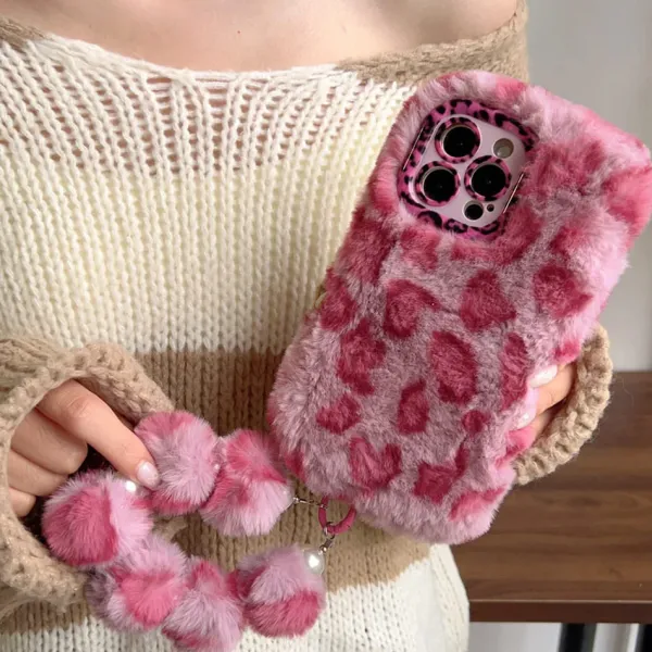 Iphone Cases*Boogzel Clothing Y2K Leopard Fluffy iPhone Case