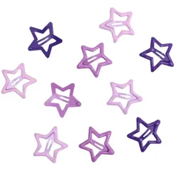 Hair Accessories*Boogzel Clothing Y2K Pastel Star Hair Clips Set