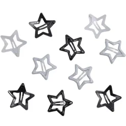 Hair Accessories*Boogzel Clothing Y2K Pastel Star Hair Clips Set