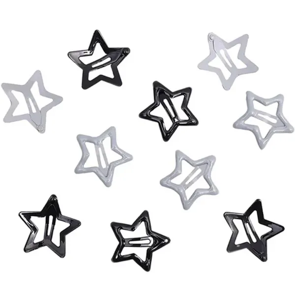 Hair Accessories*Boogzel Clothing Y2K Pastel Star Hair Clips Set