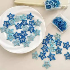 Hair Accessories*Boogzel Clothing Y2K Pastel Star Hair Clips Set