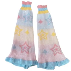 Other*Boogzel Clothing Y2K Pastel Star Leg Warmers