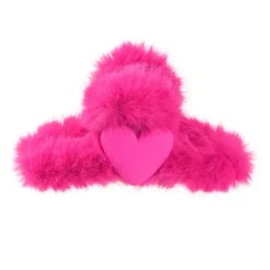 Hair Accessories*Boogzel Clothing Y2K Fuzzy Hair Claw Pink