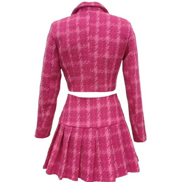 Dresses & Rompers*Boogzel Clothing Y2K Tweed Jacket & Skirt Co-Ord Pink