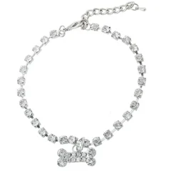 Bracelts*Boogzel Clothing Y2K Rhinestone Dog Bone Bracelet