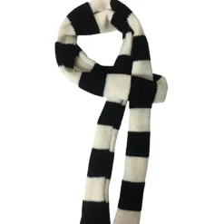 Other*Boogzel Clothing Y2K Skinny Striped Scarf Black/white