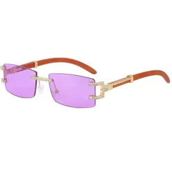 Sunglasses*Boogzel Clothing Y2K Square Frameless Sunglasses