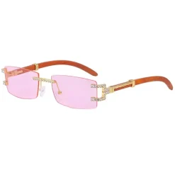 Sunglasses*Boogzel Clothing Y2K Square Frameless Sunglasses