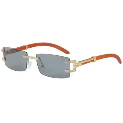 Sunglasses*Boogzel Clothing Y2K Square Frameless Sunglasses