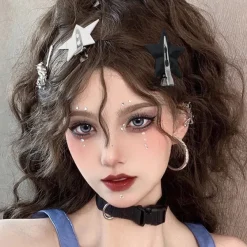 Hair Accessories*Boogzel Clothing Y2K Star Hair Clips Set
