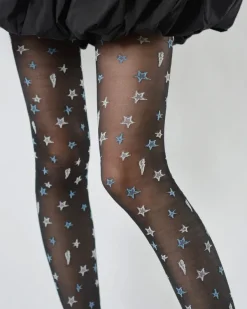 Other*Boogzel Clothing Y2K Star Pattern Tights