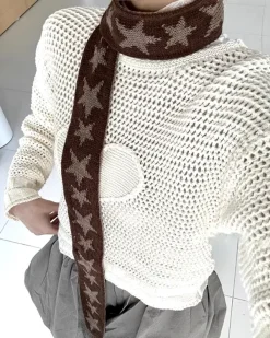 Other*Boogzel Clothing Y2K Star Skinny Scarf