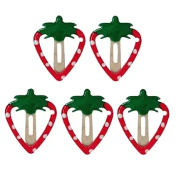 Hair Accessories*Boogzel Clothing Y2K Strawberry Hair Clips Set Red