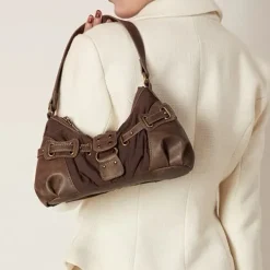 Bags & Purses*Boogzel Clothing Y2K Western Baguette Bag Brown