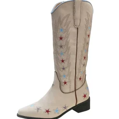 Boots / Platform Boots*Boogzel Clothing Y2K Western Star Boots Beige