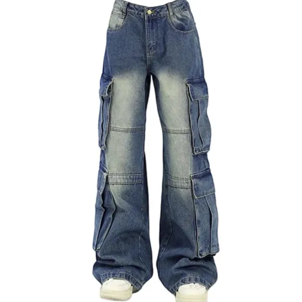 Jeans*Boogzel Clothing Young & Single Cargo Jeans Blue