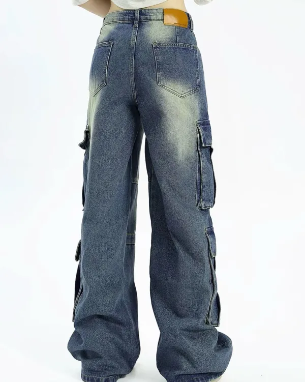 Jeans*Boogzel Clothing Young & Single Cargo Jeans Blue