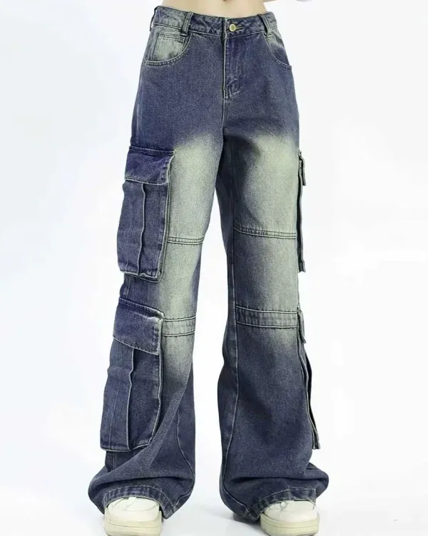 Jeans*Boogzel Clothing Young & Single Cargo Jeans Blue