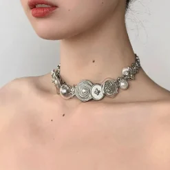 Necklaces & Chokers*Boogzel Clothing Young & Single Charm Necklace Silver