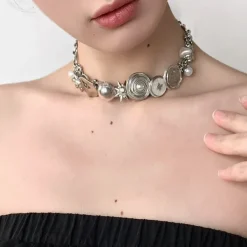 Necklaces & Chokers*Boogzel Clothing Young & Single Charm Necklace Silver
