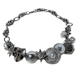 Necklaces & Chokers*Boogzel Clothing Young & Single Charm Necklace Silver