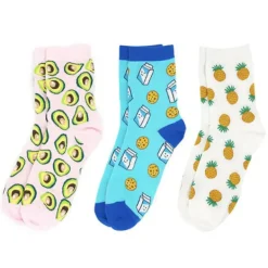 Socks*Boogzel Clothing Yummy 3 Pack Socks Multicolor