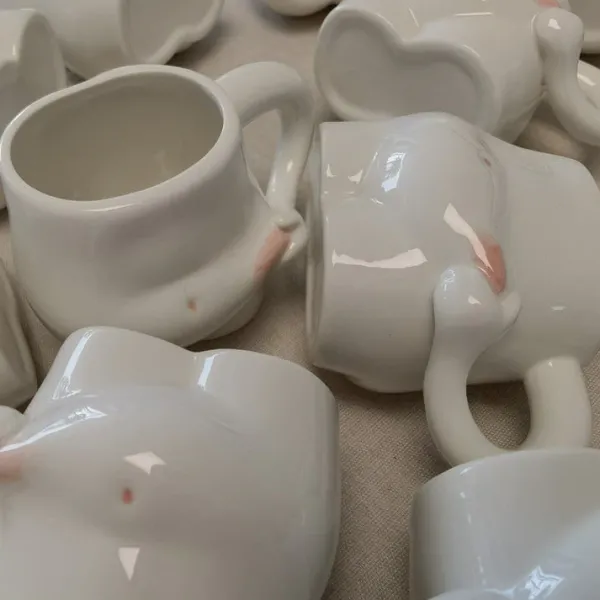 Aesthetic Kitchen|Aesthetic Room Decor*Boogzel Clothing Yummy Tummy Ceramic Mug White